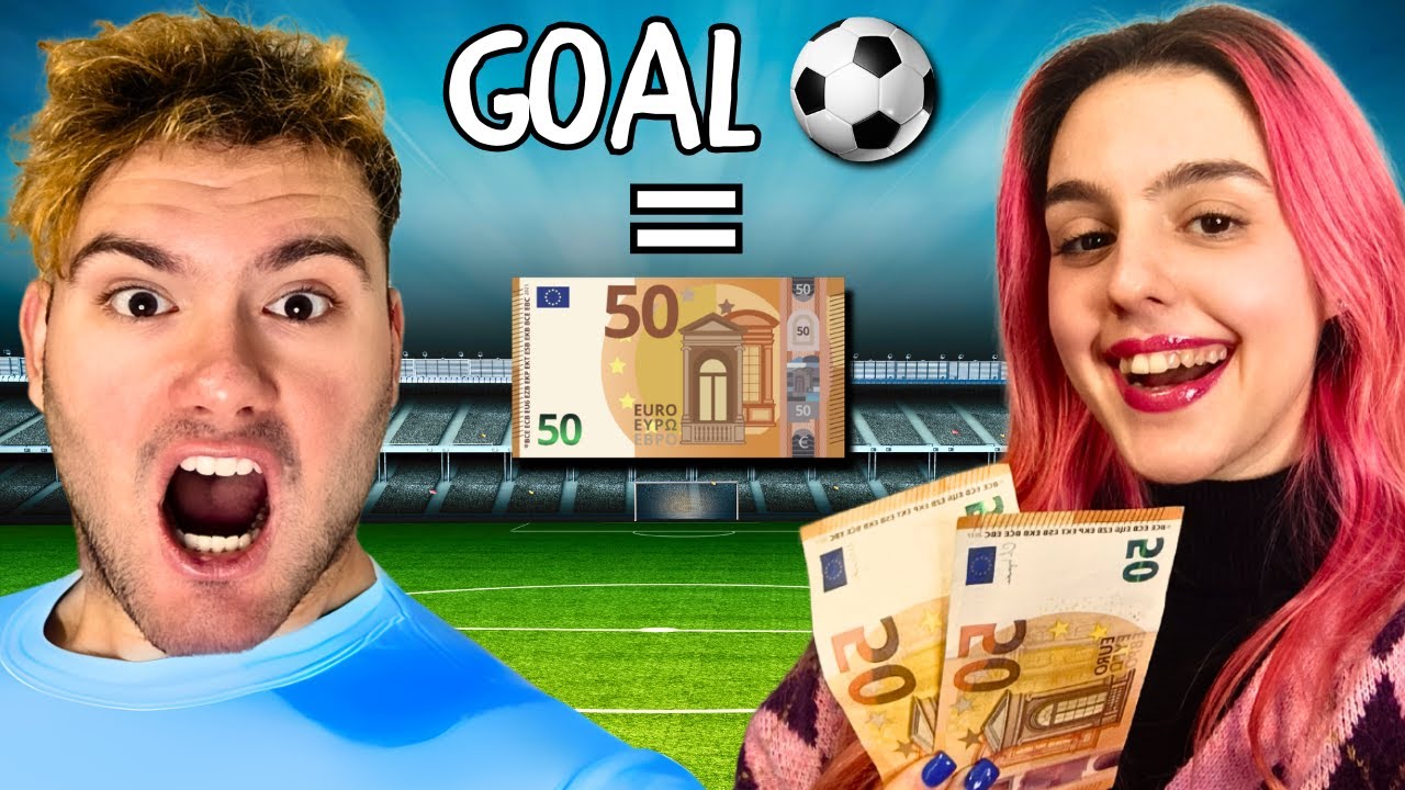1 Goal = 50€ για τη Κοπέλα μου.. *Μου τα πήρε ΟΛΑ* 😭
