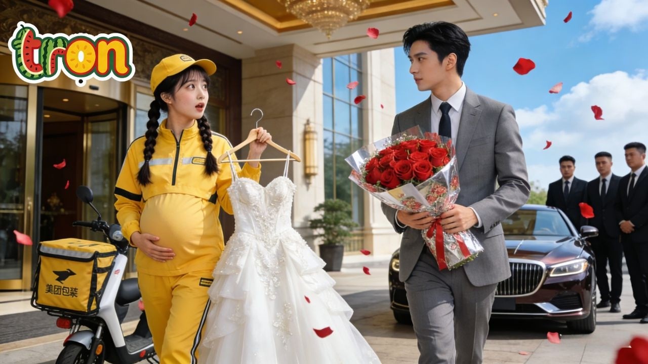 Tỷ phú nghìn tỷ yêu nữ sinh giao đồ ăn đang mang thai, nhưng anh ra mặt ở trường—tình yêu khó tin!