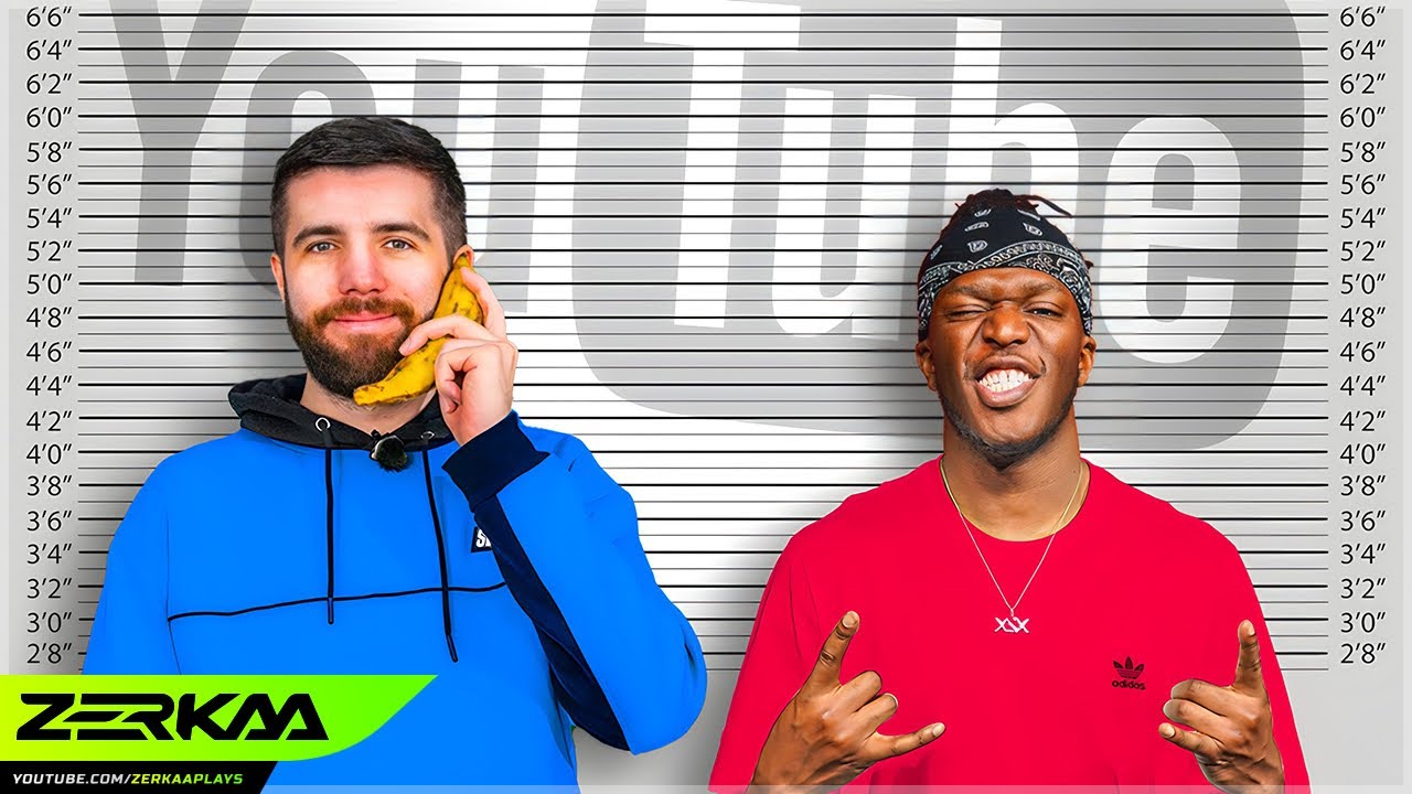 GUESS THE YOUTUBER HEIGHT CHALLENGE!