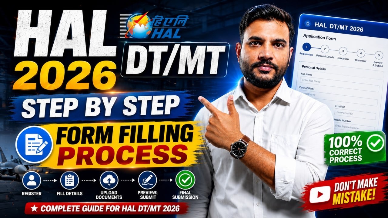 HAL Recruitment 2026 Online Application Form | Step-by-Step Guide 🚀