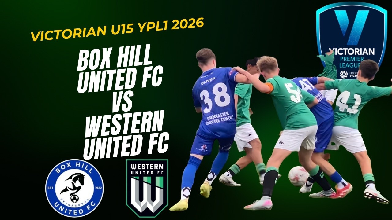 Box Hill United FC vs Western United FC U15 YPL Round 4