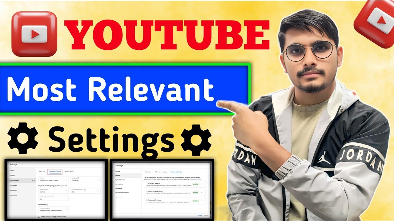 YouTube Most Relevant Settings | YouTube Channel Most Relevant Settings