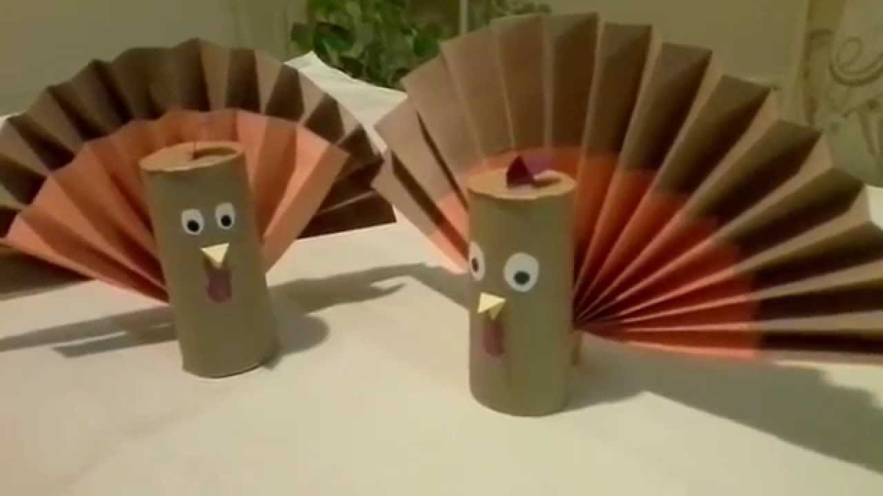 🦃 Como hacer un pavo o turkey de tubo de rollo [DIY turkey thanksgiving]