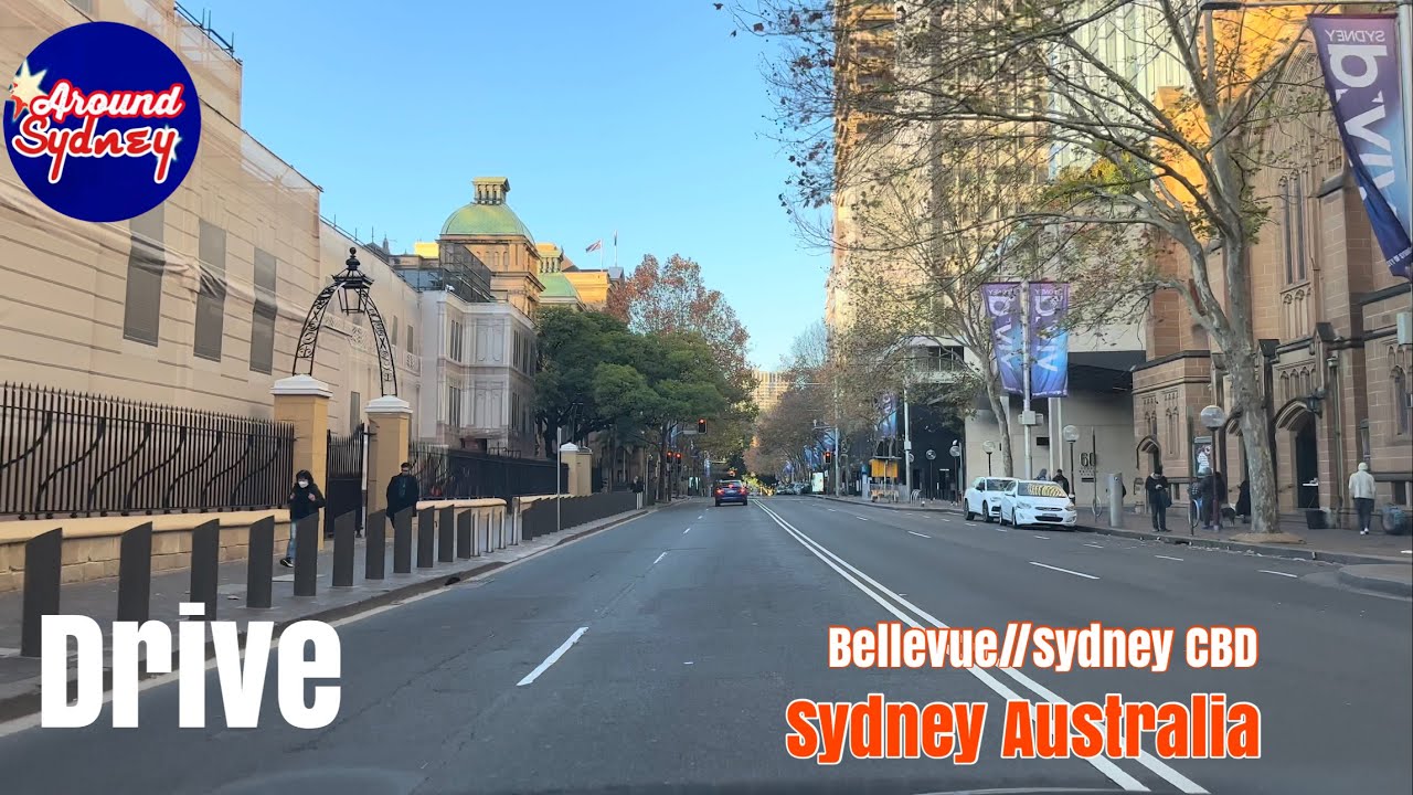 Sydney Australia [🚘🚗4K 60fps HDR   Driving Tour] Bellevue//Sydney CBD//double Bay//Woolloomooloo