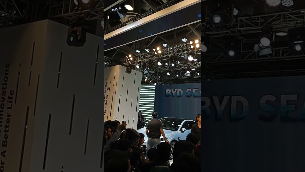 BYD SEAL launched in India at Auto expo 2023 #byd #launch #season #autoexpo2023