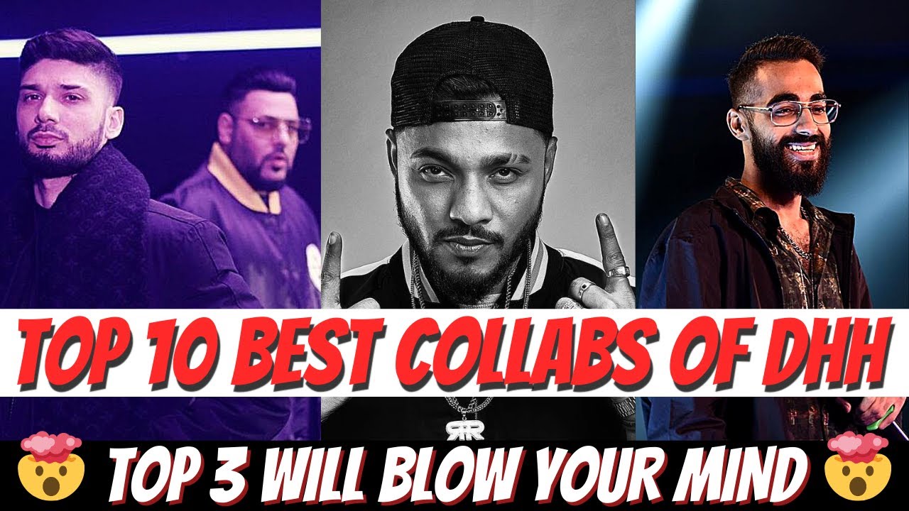 TOP 10 - Collaborations in DESI HIPHOP | Feat - @KRSNAOfficial @raftaarmusic @TalhahYunus |The Chasmeesh