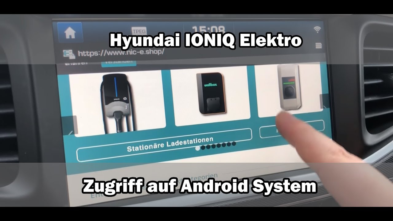 Hyundai IONIQ Elektro - Zugriff auf Android System
