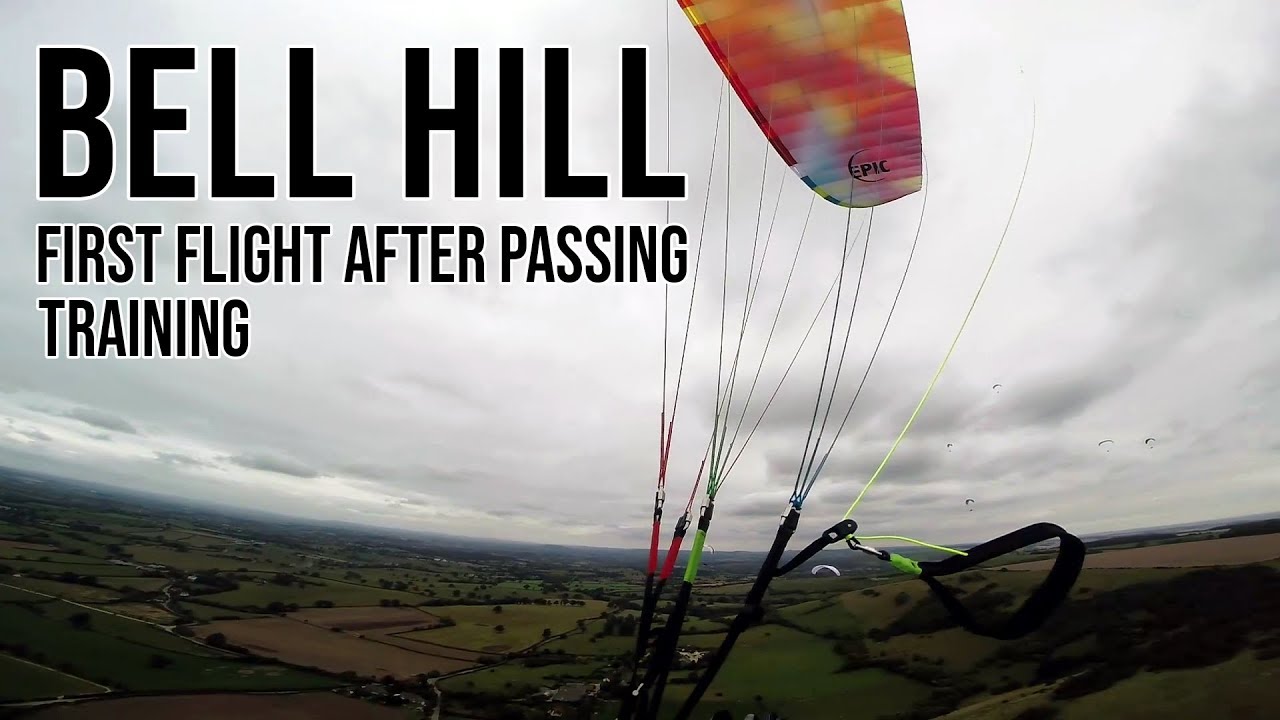 Paragliding - Bell Hill - First Flight After Passing CP