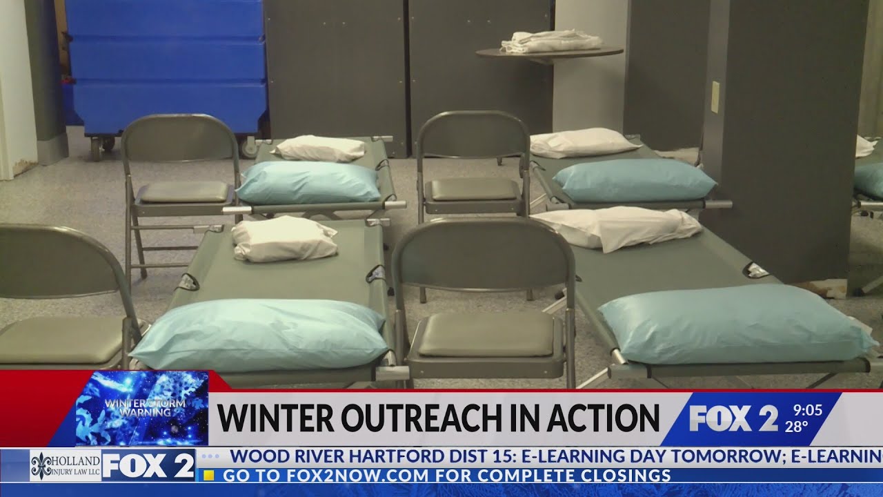 Overnight shelters opened as temps fall below 25°