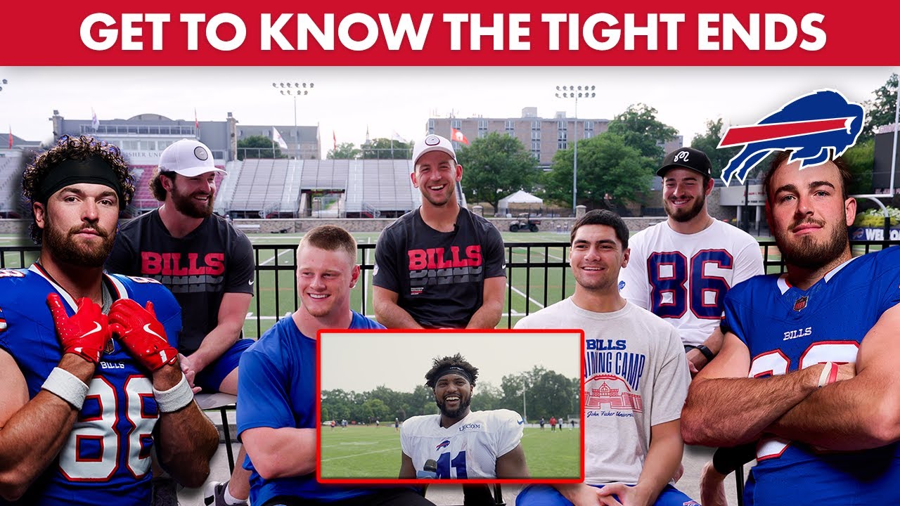 Get To Know Dawson Knox, Dalton Kincaid & The Buffalo Bills Tight Ends! | Who's The Funniest & More!