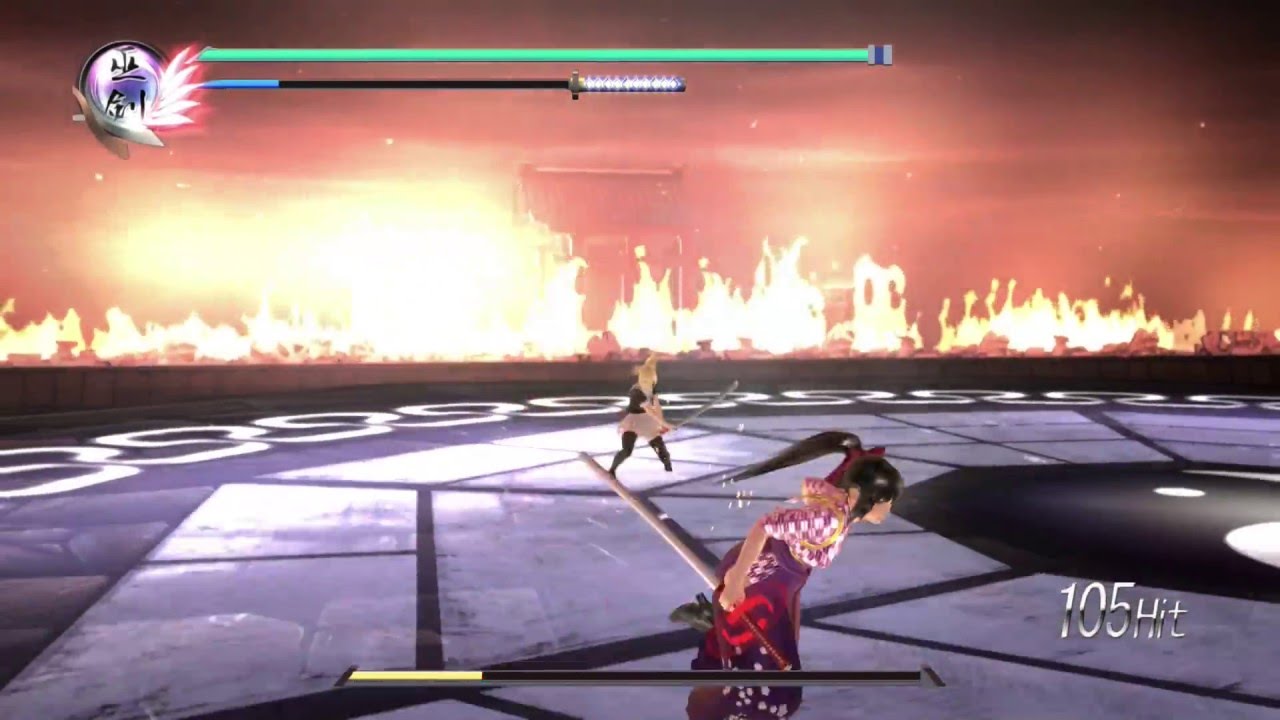 PS4 Mitsurugi Kamui Hikae - Inferno no Guard/Flourish Suzuka