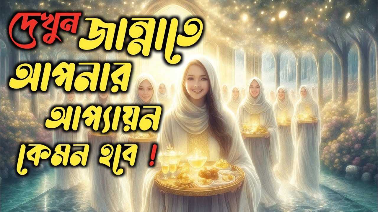 জান্নাতে আপনার আপ্যায়ন কেমন হবে! ।। জান্নাতের বর্ণনা ।। Alminnah tv ।। আলমিন্নাহ টিভি ।। #জান্নাত