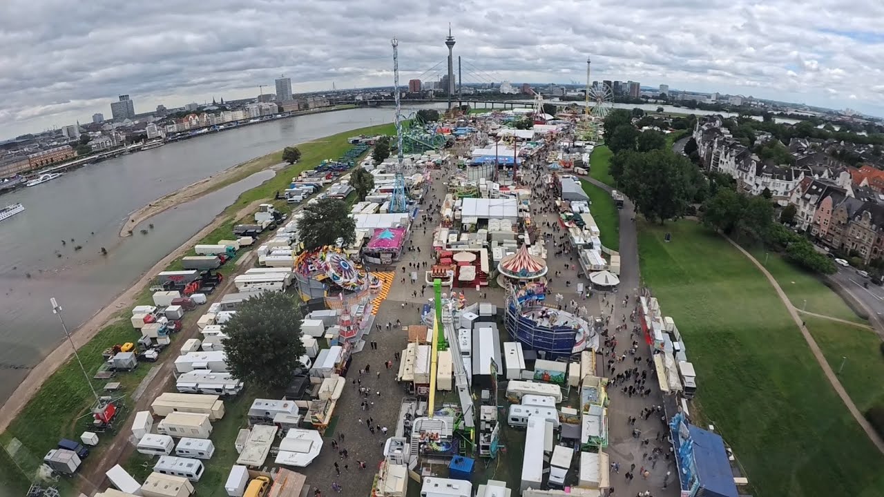 LOOK 360° Panorama Skylift - Schneider | ONRIDE Video | Rheinkirmes Düsseldorf [NEUHEIT 2024]