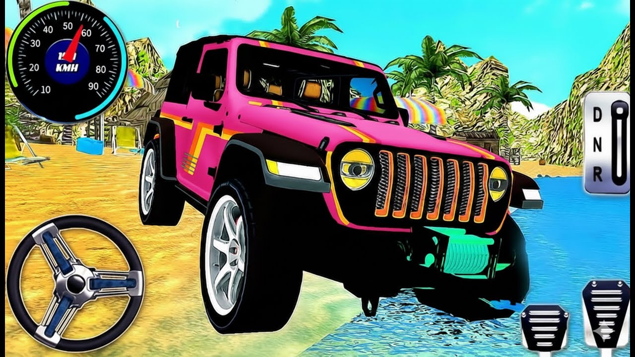 Offroad Jeep Driving Simulator - SUV 4x4 MUD Car Mountain Driver - Android GamePlay #1