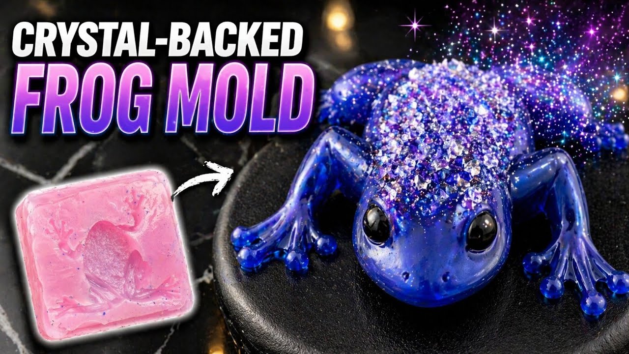 #116 I Upgraded my Original Handmade Druzy Frog Mould – Did It Work? 🐸