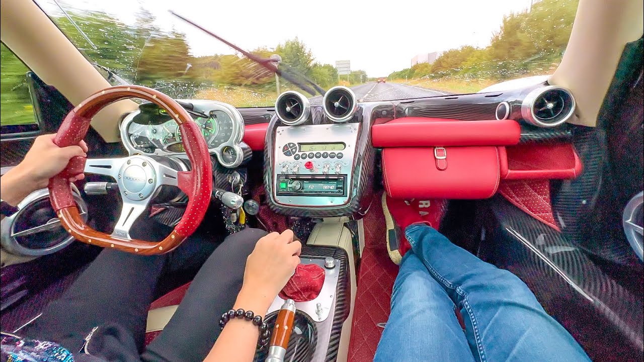 Скорость 190 миль в час за рулем Pagani Zonda!