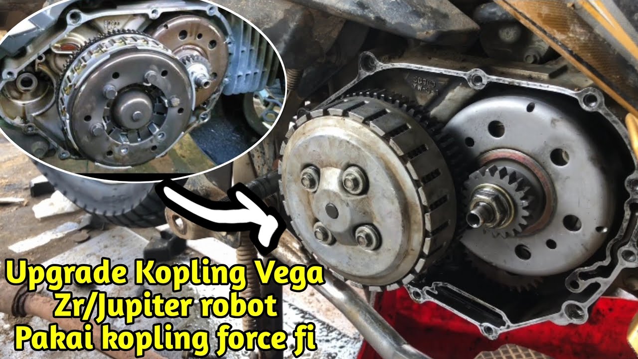 Upgrade kopling Vega ZR ,pakai kopling force injeksi