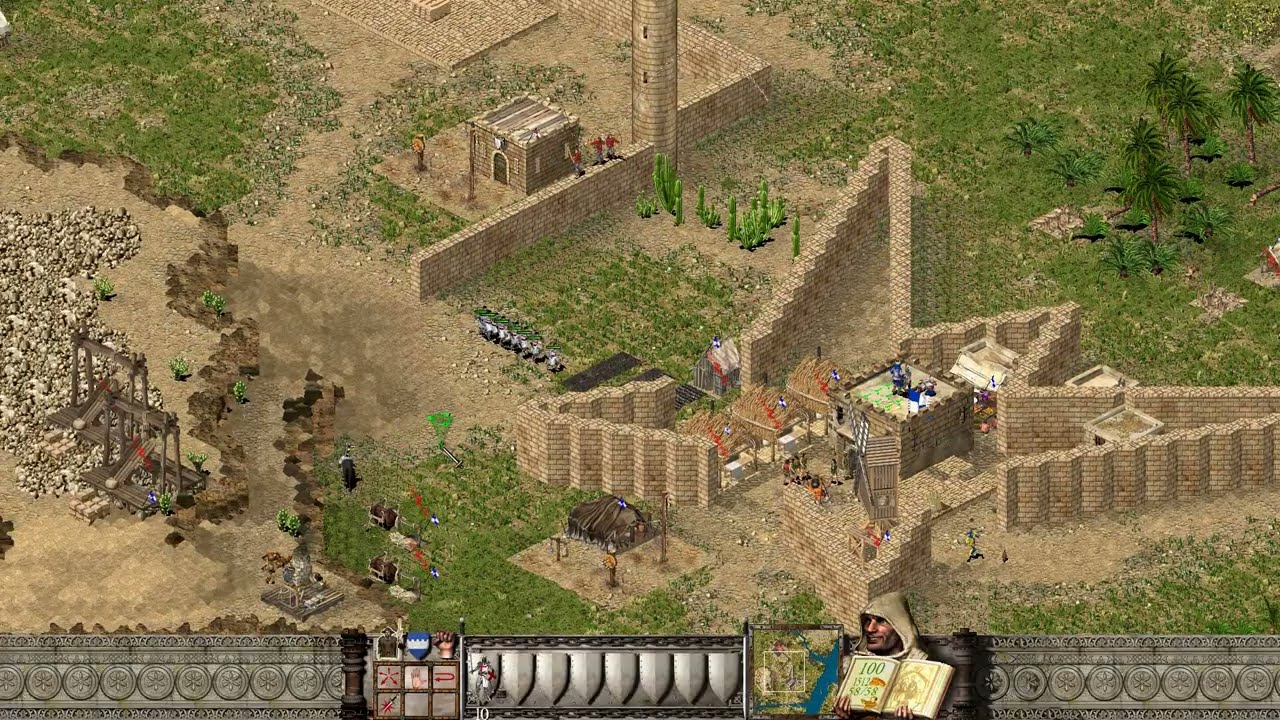 Stronghold Crusader против шести Визирей один Лорд Дауир