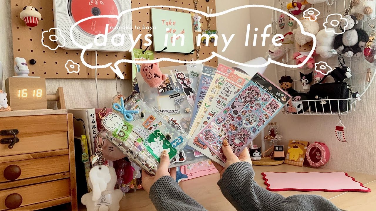vlog │ セリア購入品で推し活手帳を作る📙✨🧣、カード収納、作業vlog