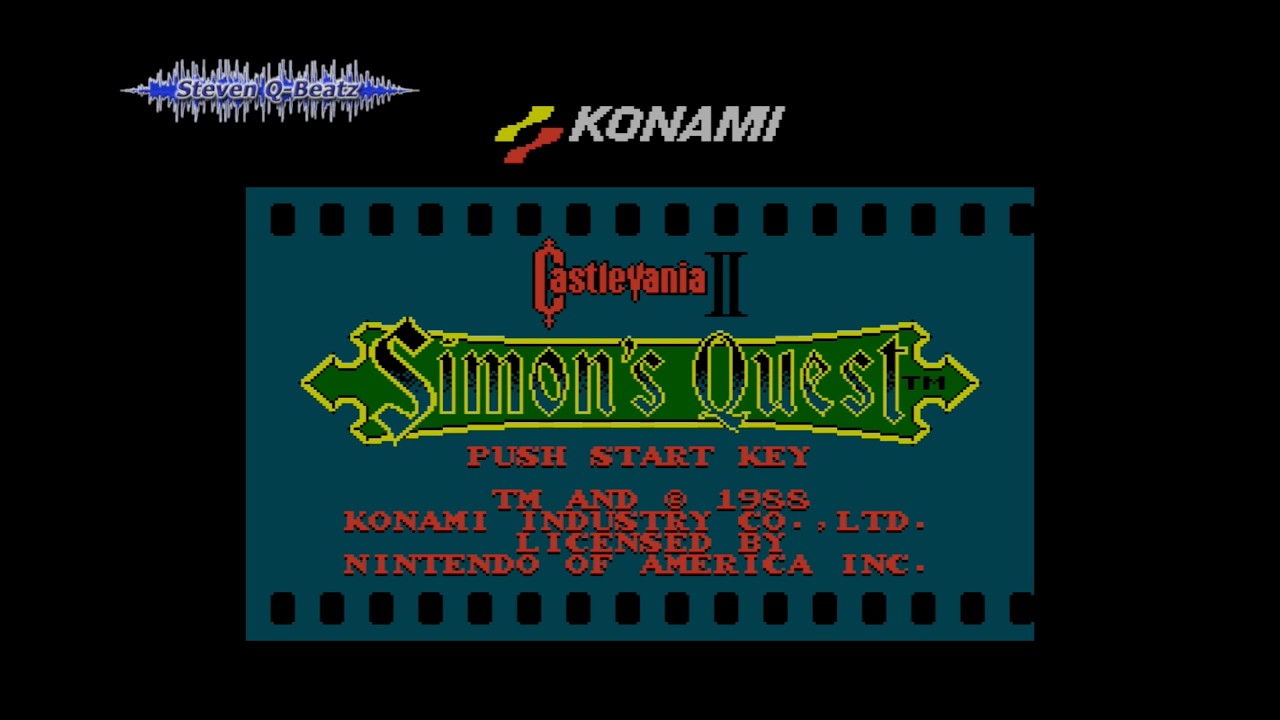 Castlevania II Simon's Quest [No Wrong Warp 37:07] - Speedrun By Steven Q-Beatz