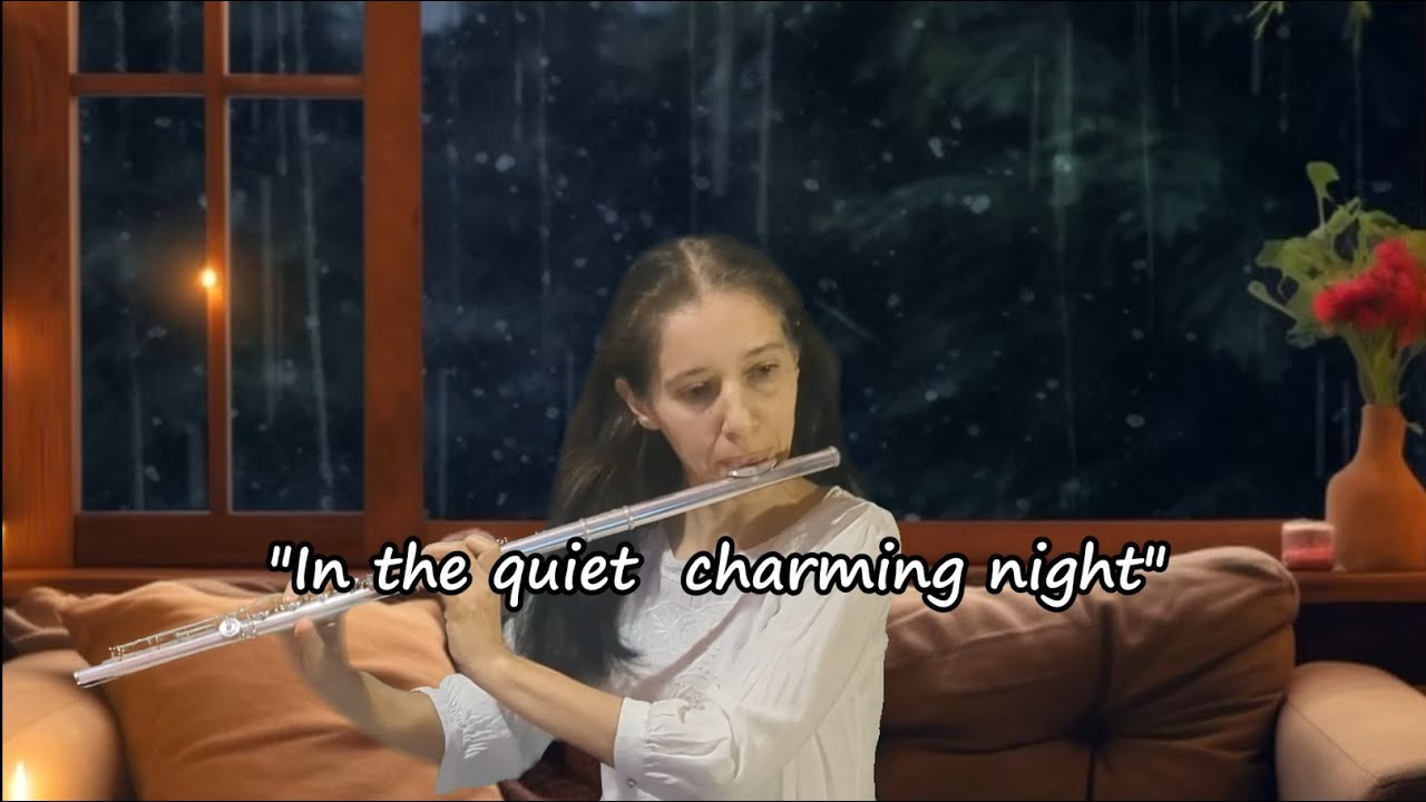 В тихата омайна нощ - In the quiet charming night/ flute cover by Leda Georgieva