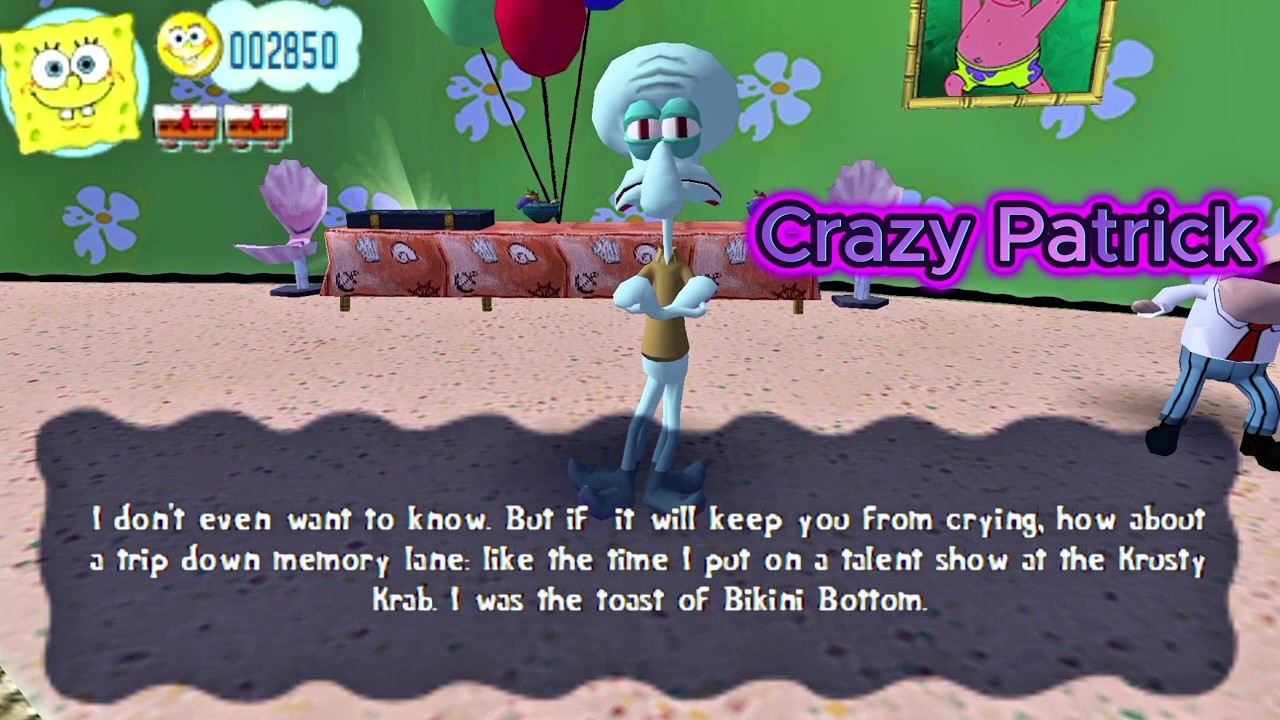 Saving Squidward from Patrick's Madness ⭐🌊  [ sponge bobs truth or square ]