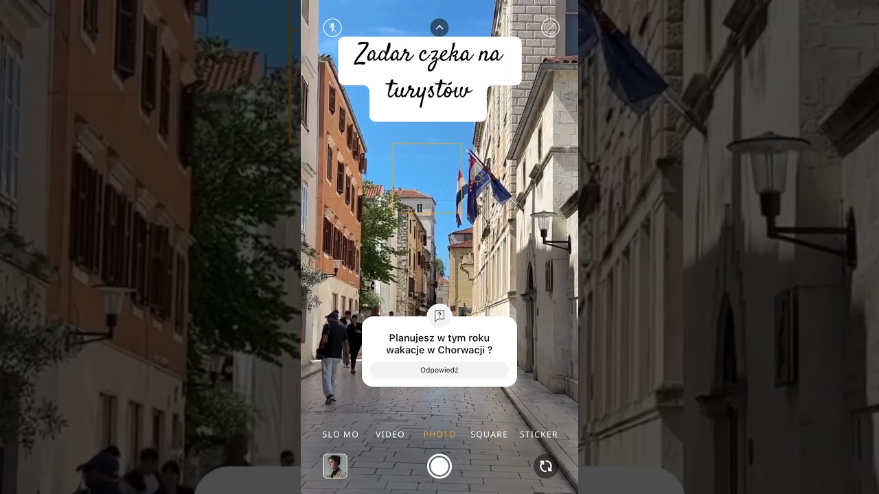 Zadar - Chorwacja czeka już na turyst&oacute;w #shorts #zadar