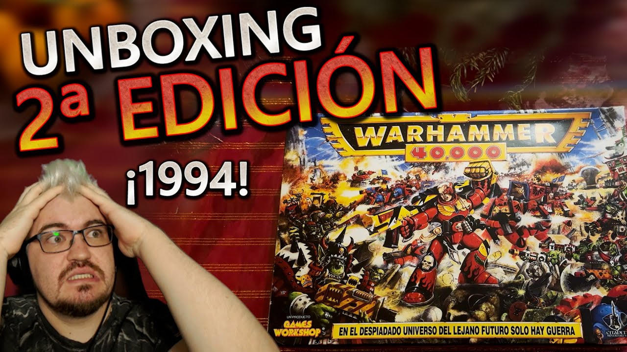 RETRO WARHAMMER 40K - Unboxing 2ª Edición de 40,000