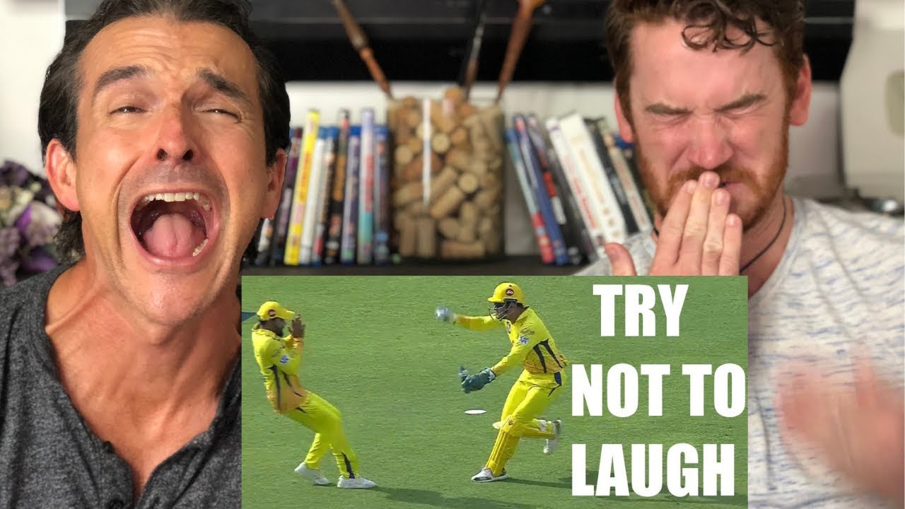 Funny Cricket Moments REACTION! I Try not to Laugh