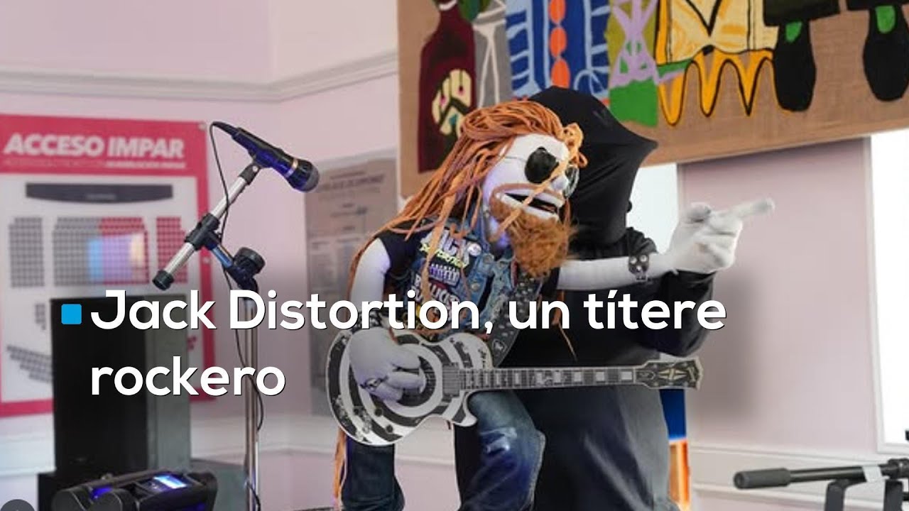 ¡Heavy metal para niños! 🤘Jack Distortion, un títere, se ha vuelto ícono de las infancias y el metal
