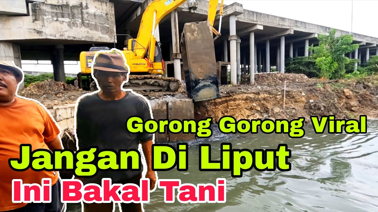 jangan di liput ini bakal tani, gorong gorong viral kali sepak akhirnya di bongkar, penyebab banjir
