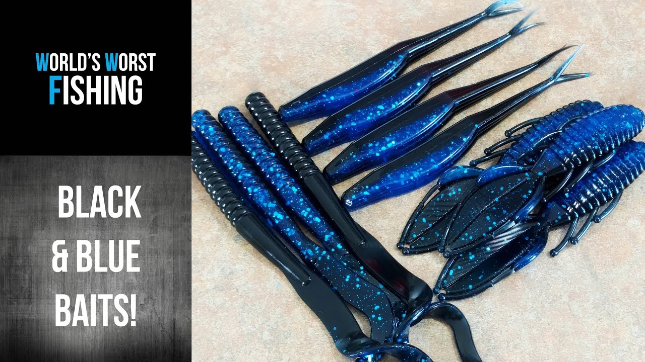 Popular Colors: Making Black & Blue Laminate Baits: Did These Baits Catch A Fish???