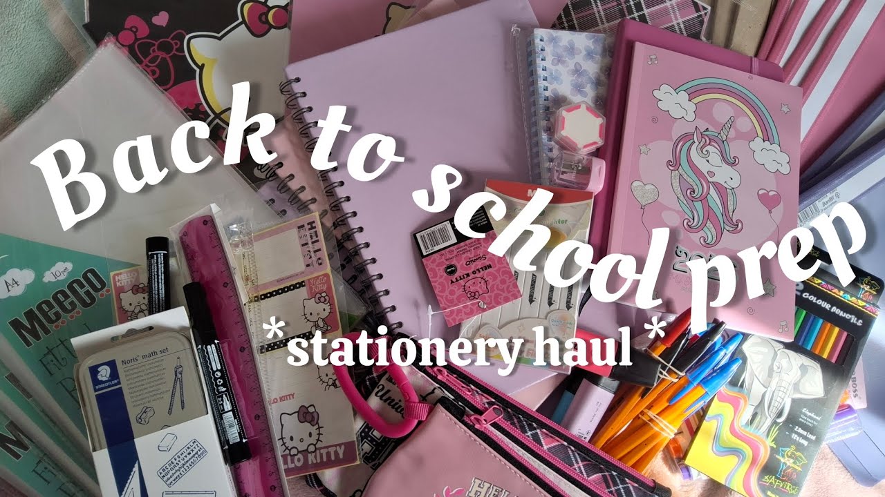 Back to School Prep 📚 | Stationery Haul, New Term, New Stationery