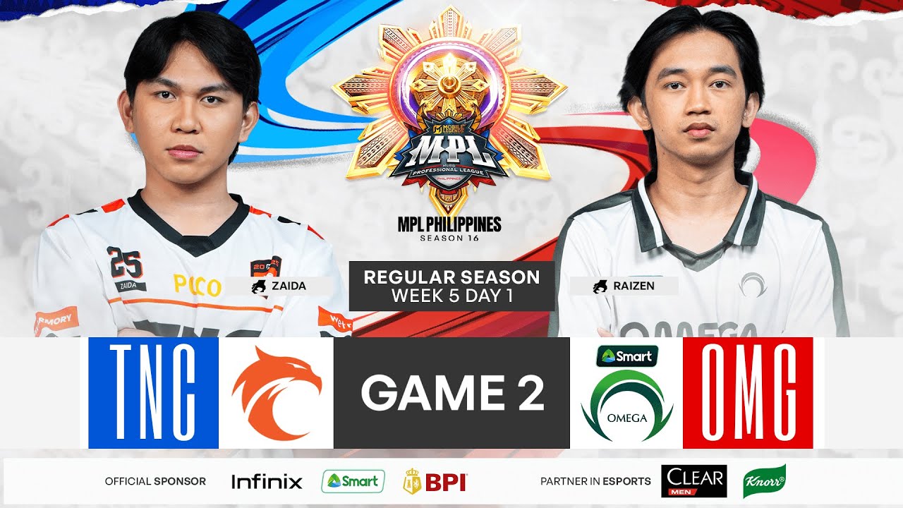 MPL PH S16 - W5D1 - TNC VS OMG GAME 2