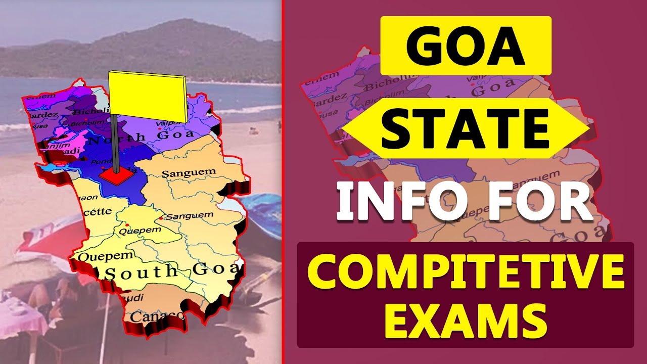 Goa State Information Details for Competitive Exams | GK | Quiz | Indian States Info 07