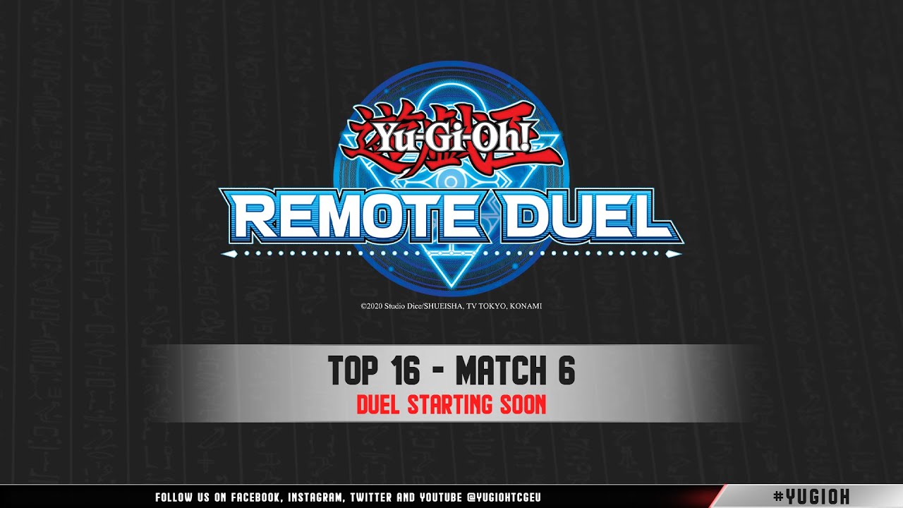 Yu-Gi-Oh! Remote Duel Invitational - Top 16 - Giles Dale vs. Tim Meckel