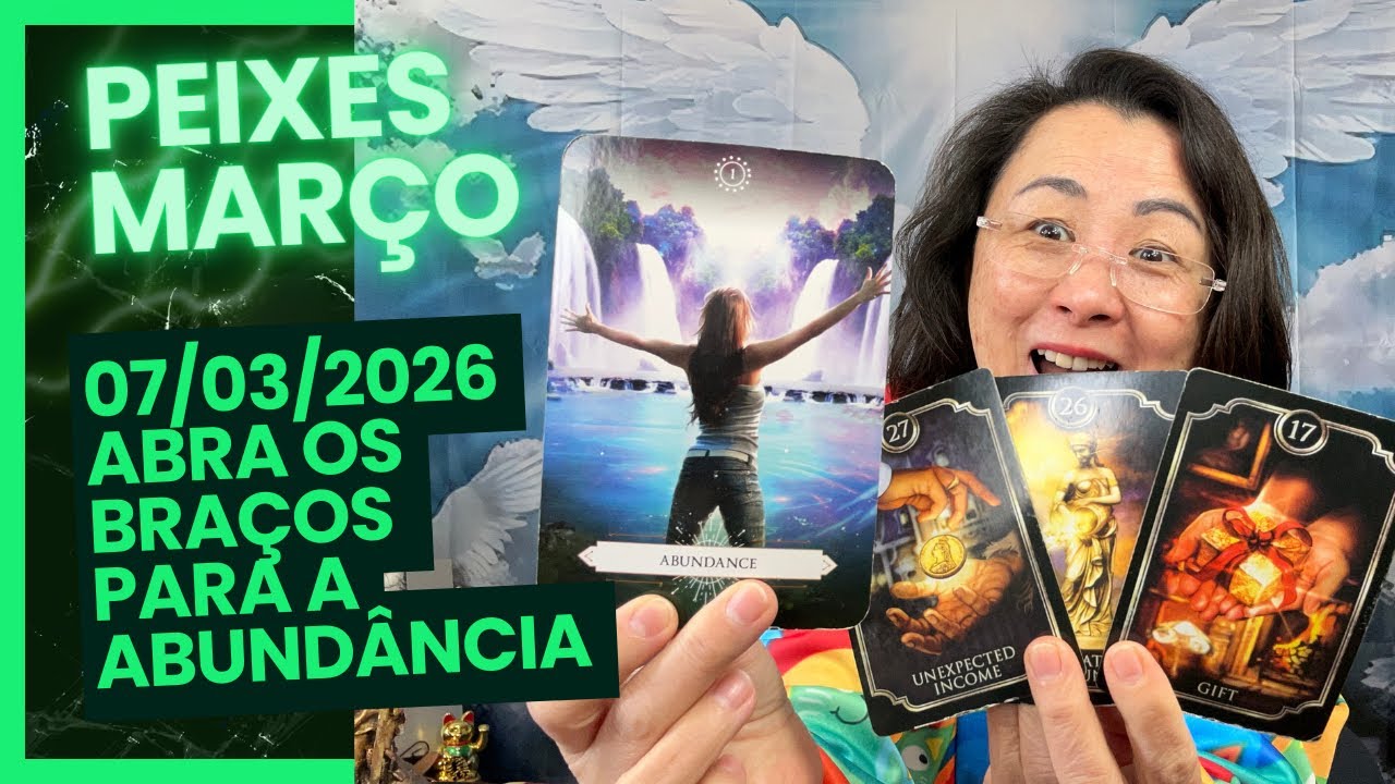 Peixes ♓️ MARÇO 2026 RESPIRA E SOLTA O DINHEIRO VAI CHEGAR REPENTINAMENTE 🙀💰🙀