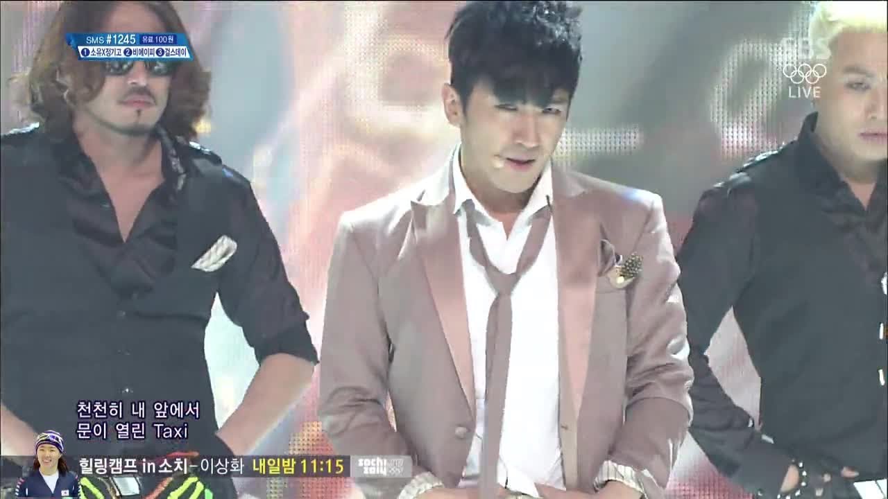 [Lee Min Woo] - Такси @ Популярная песня Inkigayo 140216