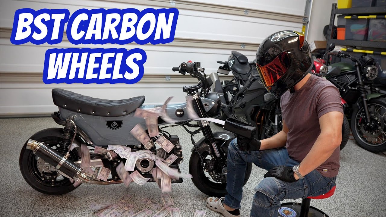 BST Carbon Fiber Wheels for the Honda Dax 125