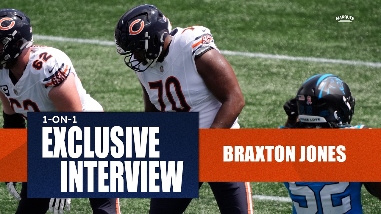 BRAXTON JONES: Blessed to play with Bears' ELITE offensive talent 💎 (EXCLUSIVE)