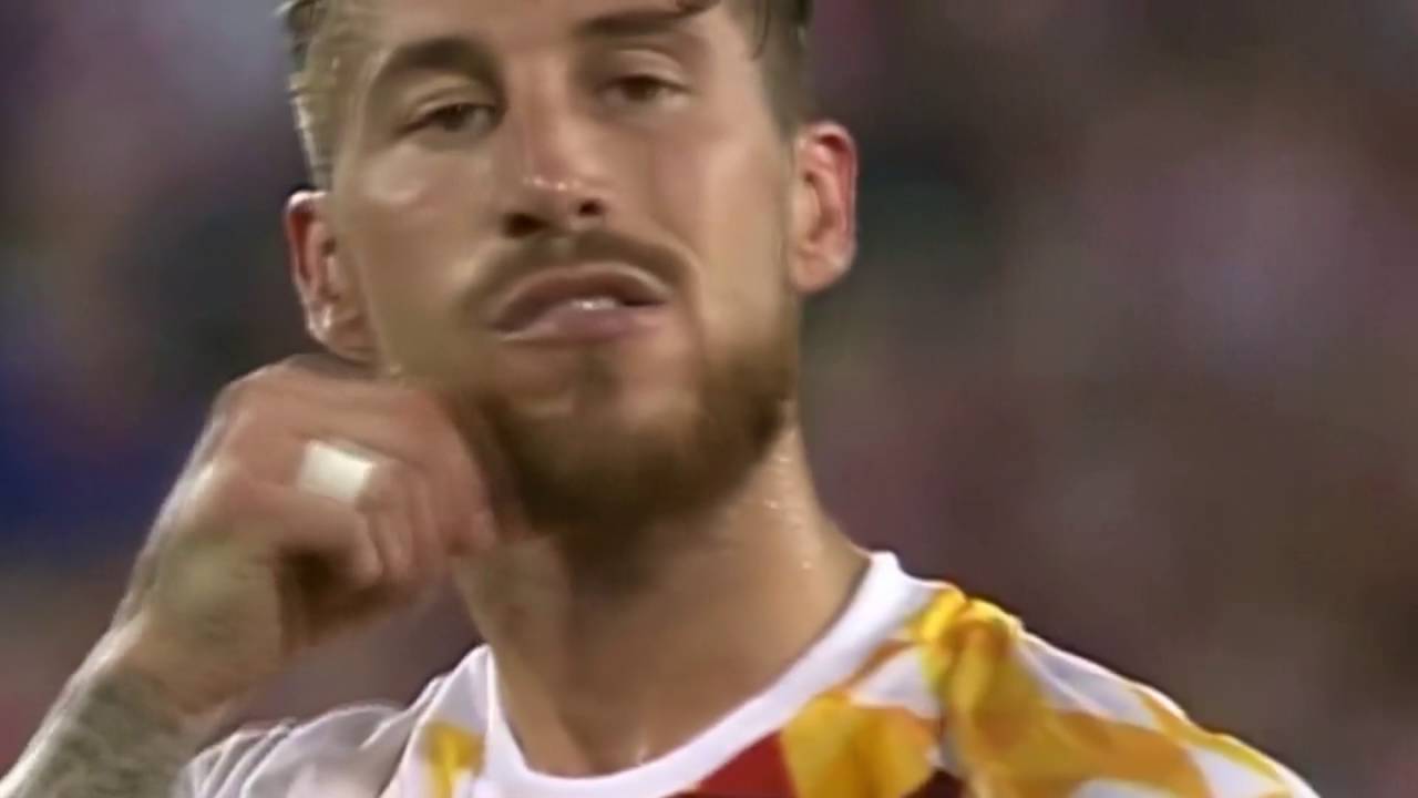 Sergio Ramos penalty blocked by Luka Modric?