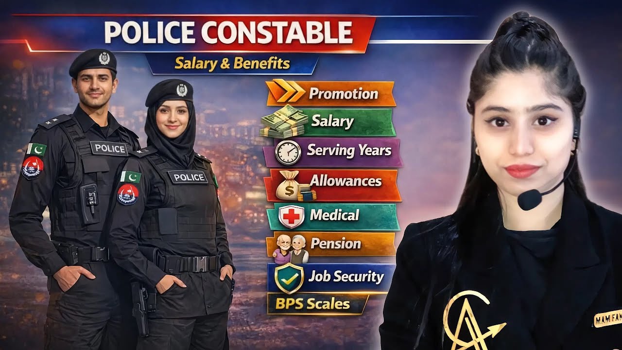 Police Constable Salary & Benefits 2026 | Promotion, Allowances, Pension | BPS Scales