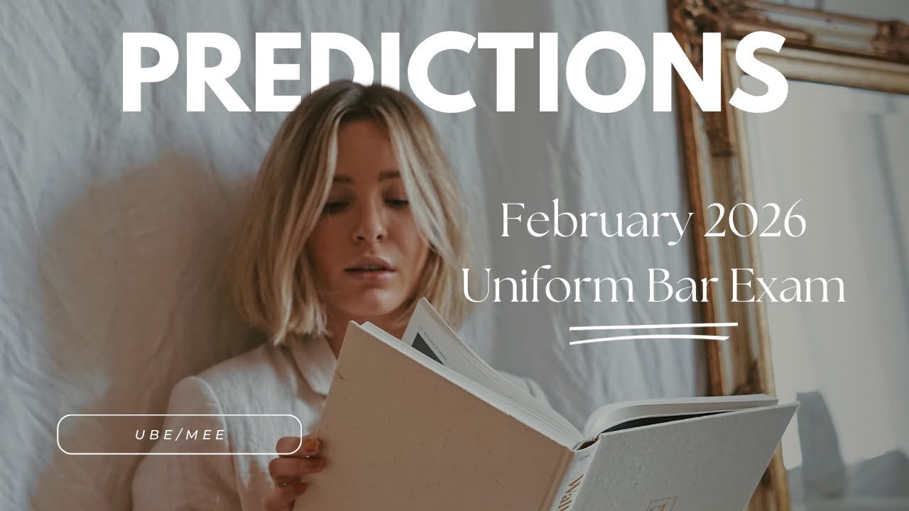 Bar Exam Drills Podcast - Ep 027 - February 2026 MEE UBE Bar Exam Essay Predictions