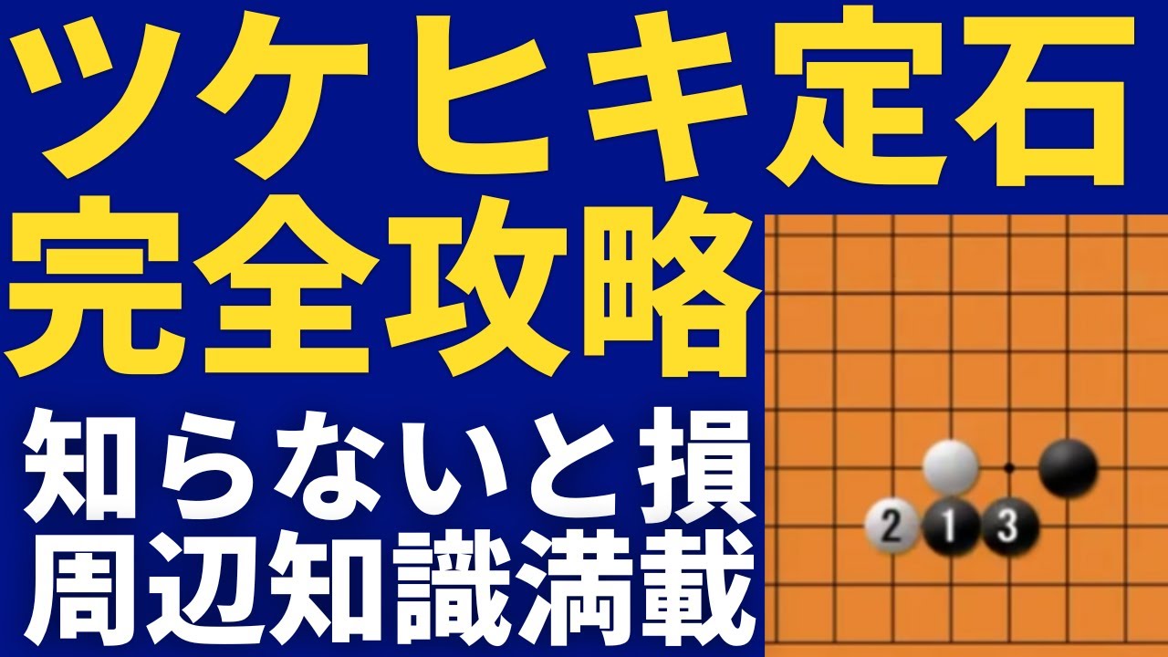 【オススメ定石】簡明で頻出　ツケヒキ定石完全攻略