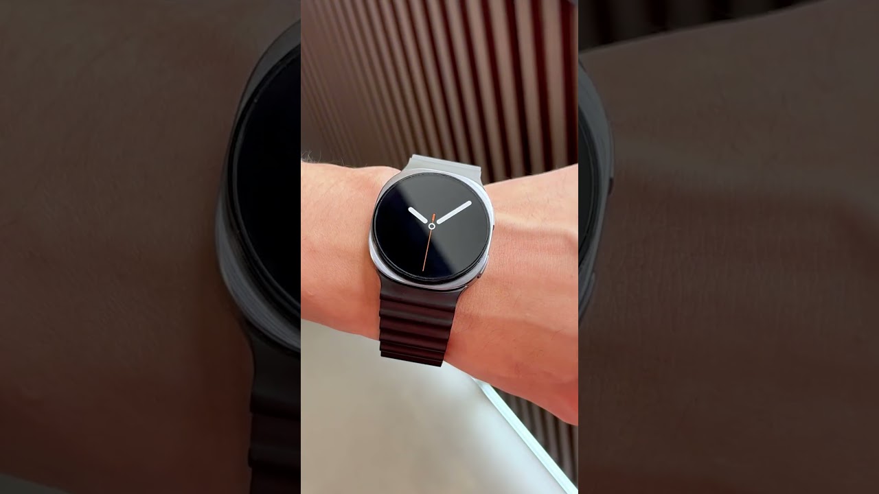 URVOI Ocean band for Galaxy Watch 8 Classic stainless steel strap Magnet closure DLC coating