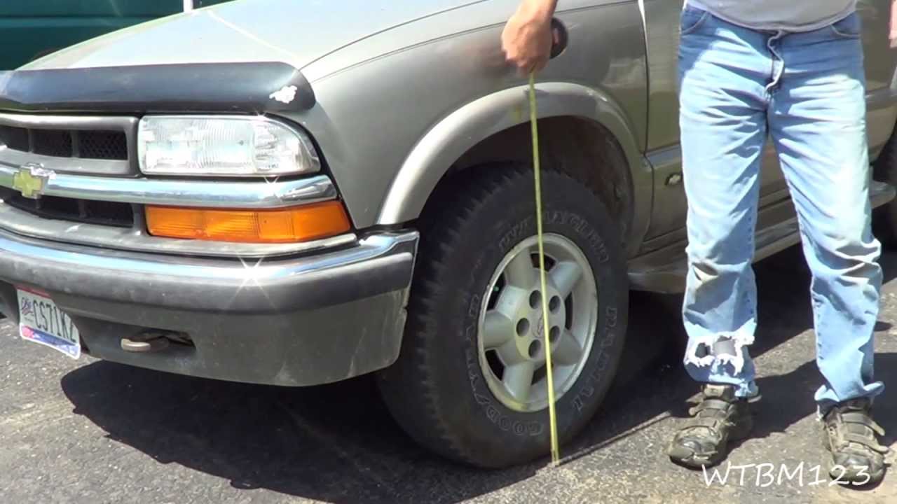 Chevy Blazer lift, Adjusting The Torsion Bars to level the Blazer