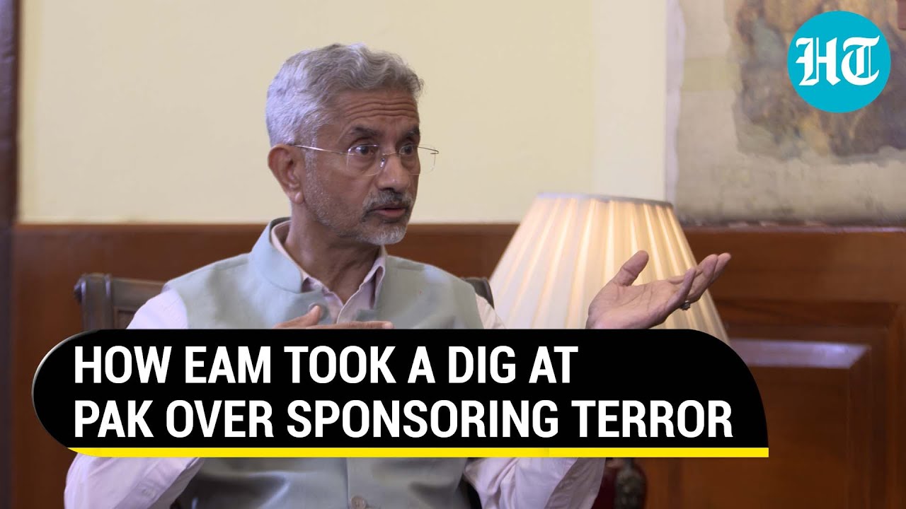 Jaishankar calls-out Pak over anti-India terror; 'Good neighbours don't do...' | HTLS 2022