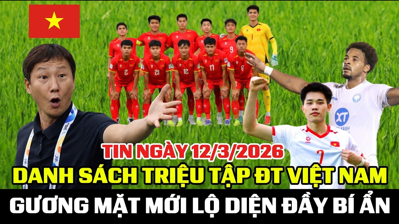 TIN 12/2: DANH SÁCH TRIỆU TẬP ĐT VIỆT NAM, GƯƠNG MẶT MỚI LỘ DIỆN ĐẦY BÍ ẨN, NHM MONG CHỜ