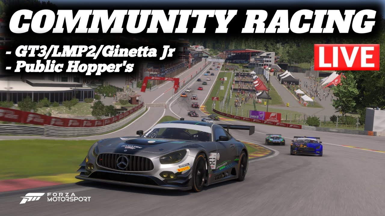 Forza Motorsport - GT3/LMP2/Ginetta Jr Community Racing In Public Hoppers