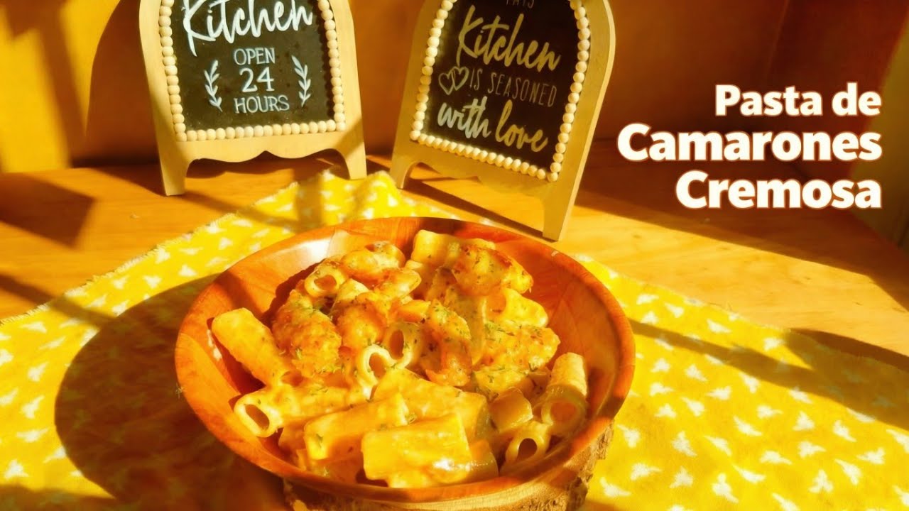 Receta de Pasta con Camarones en 15 Minutos